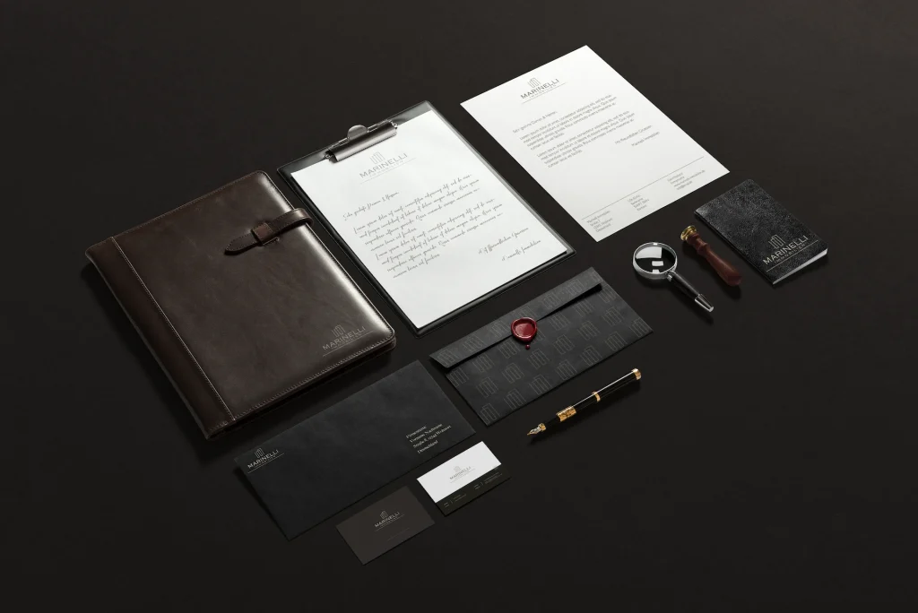 Graphic Design Showase with Stationary and Business Cards