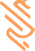 Orangefarbenes Naga-Schlangensymbol als grafisches Element der Nagaloka Design Corporate Identity